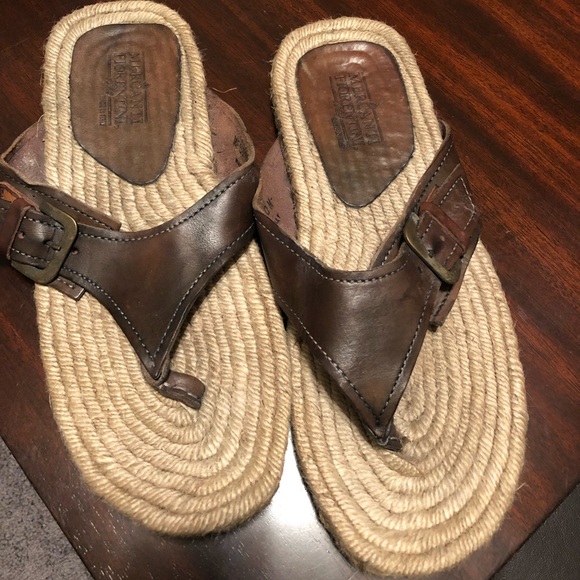 Other - Great sandals with rope bottoms